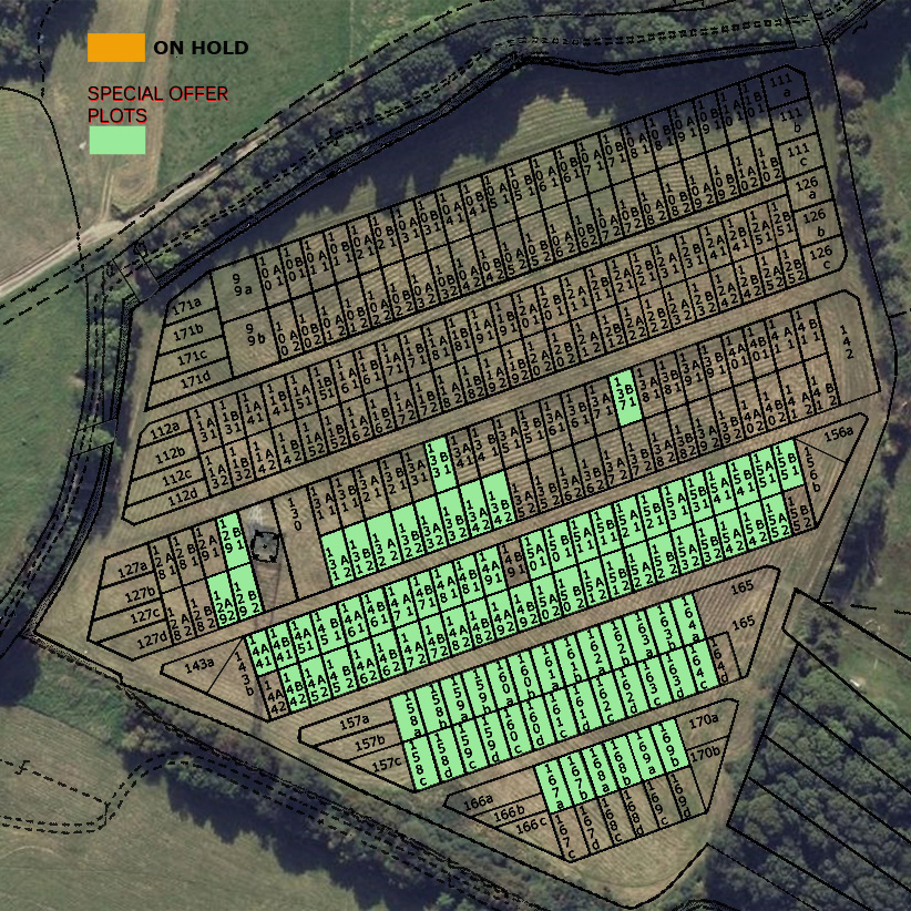 Aerial view of Stella's field